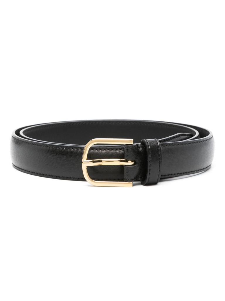 TOTEME 孔眼缀饰皮革腰带 黑色 70 - Belts - Free Shipping