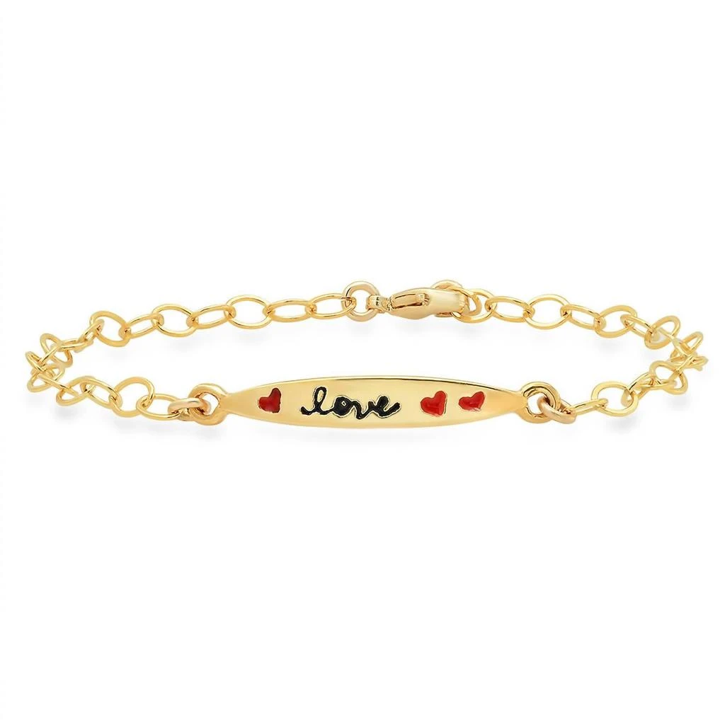 Jessica Elliot Jessica Elliot - Vermeil Colorful Words Enamel Bracelet - Love