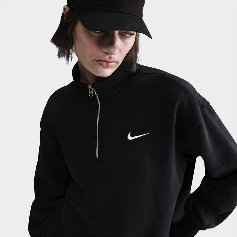 women's nike quarter zip sweatshirt