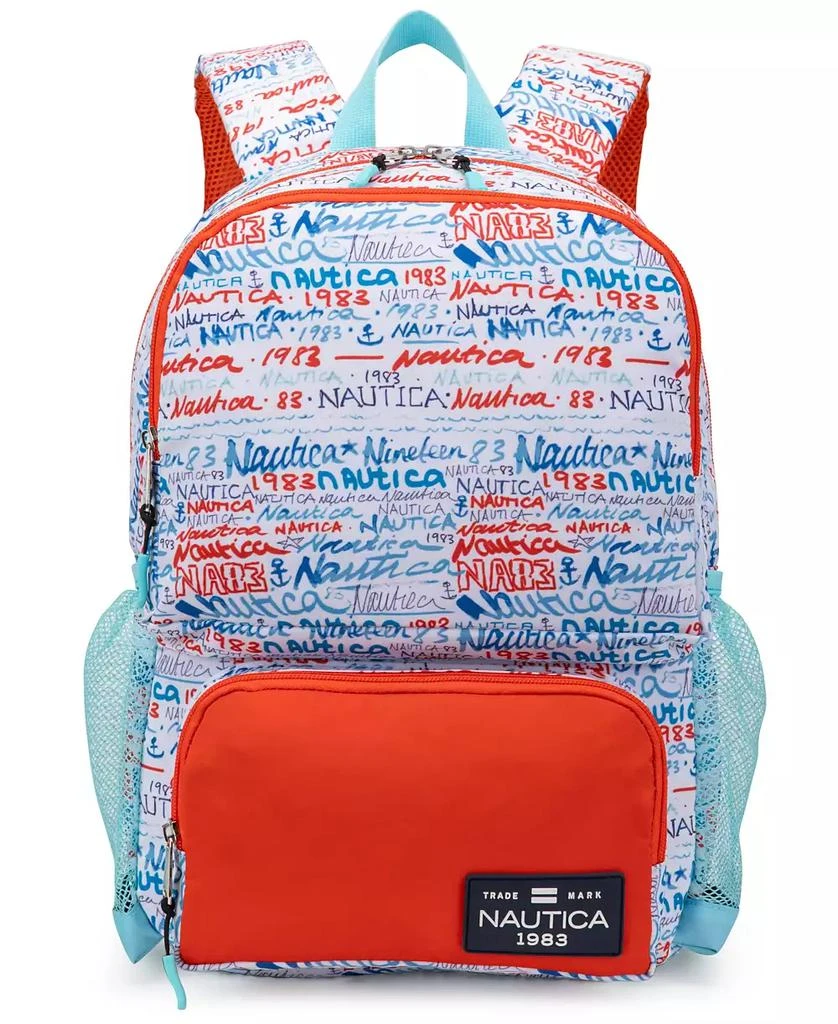 Nautica Kids Backpack for School, 16" H 1