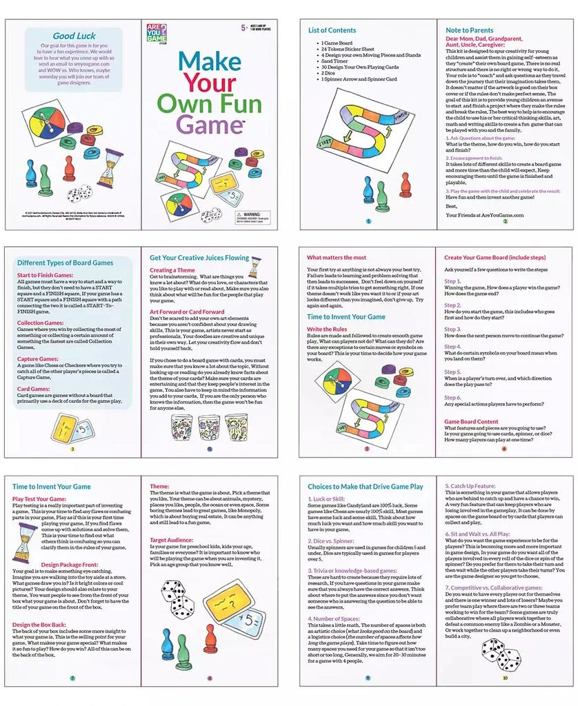 AreYouGame Make Your Own Fun Game Set, 64 Piece 5