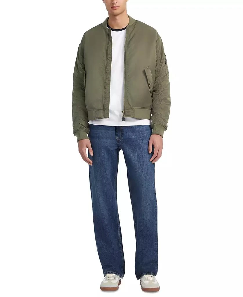 GUESS Men's Water-Repellent Full-Zip Bomber Jacket 5