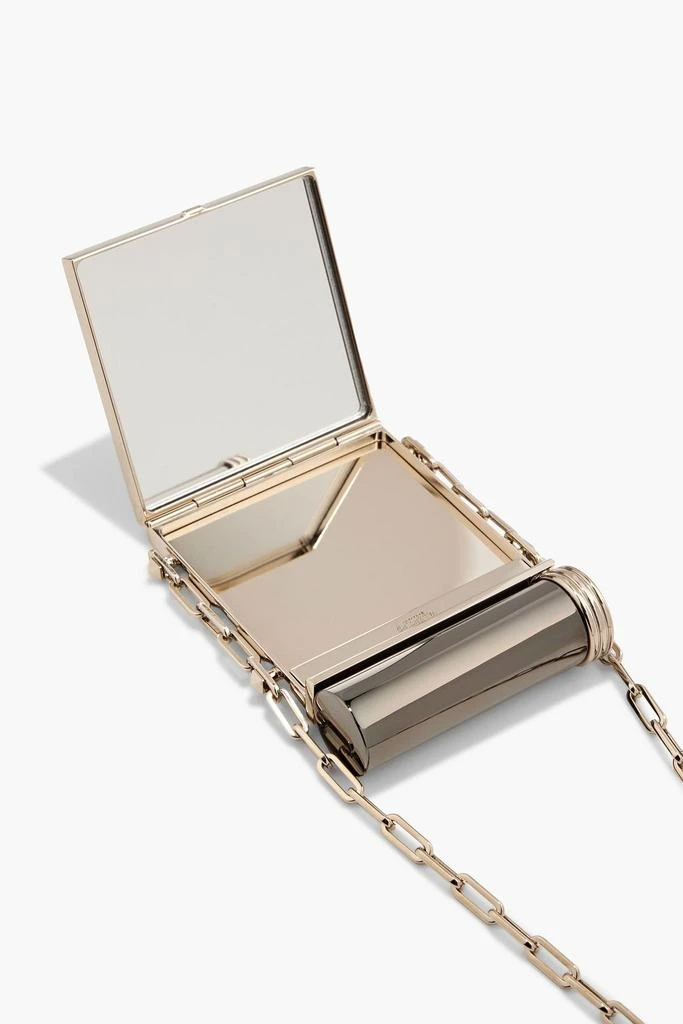 Valentino Gold-tone enamel compact mirror 2