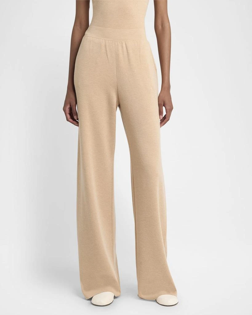 Loro Piana Cocooning Delicate Cashmere-Silk Trousers 4