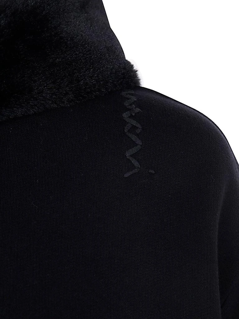 Marni Marni Long Sleeved Faux-Fur Hoodie 3