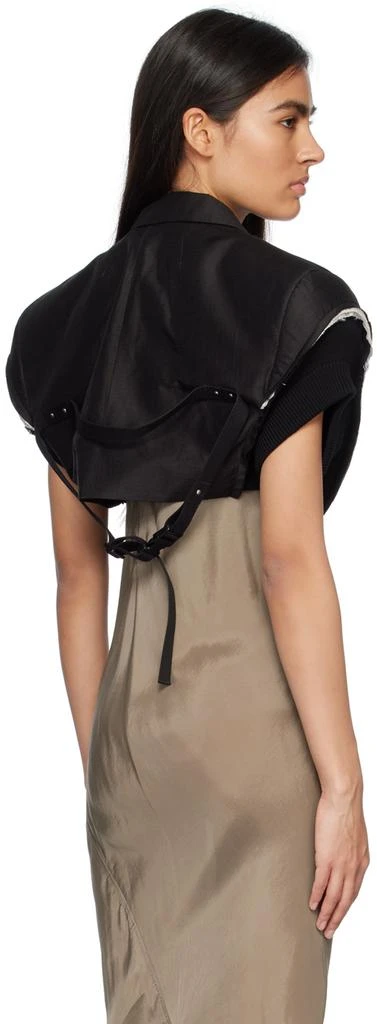 Rick Owens Black Micro Tatlin Blazer 3