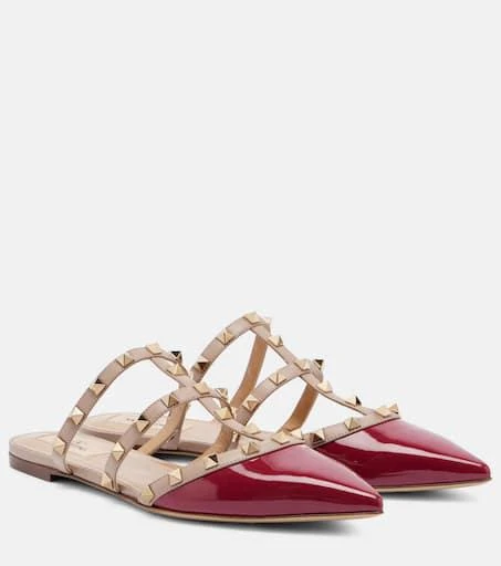 Valentino Rockstud leather mules 1