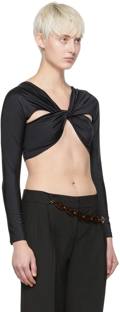 COPERNI Black Nylon Blouse 2