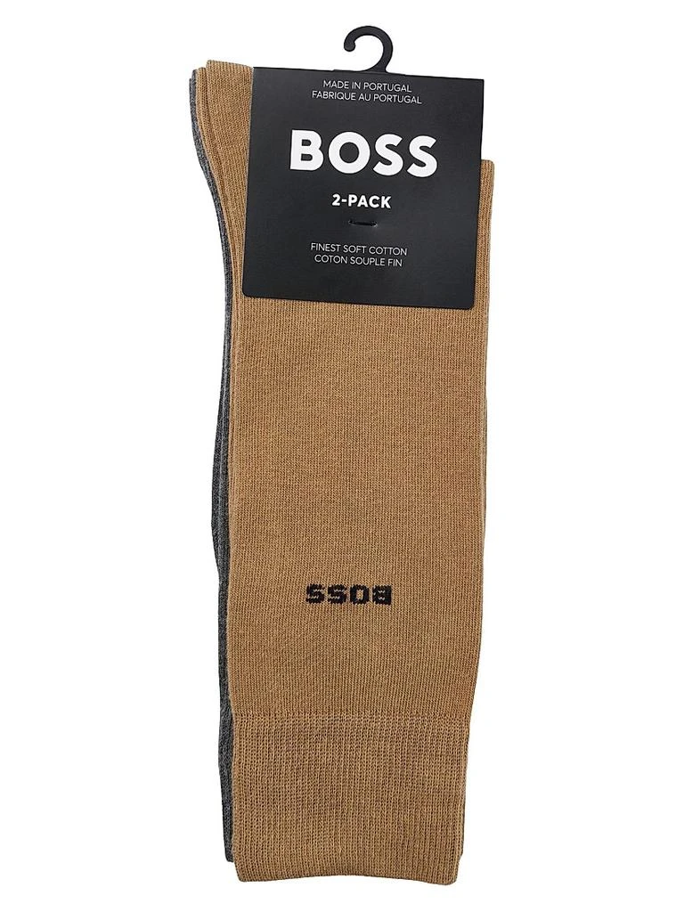 Hugo Boss Two-Pack of Cotton-Blend Regular-Length Socks 3