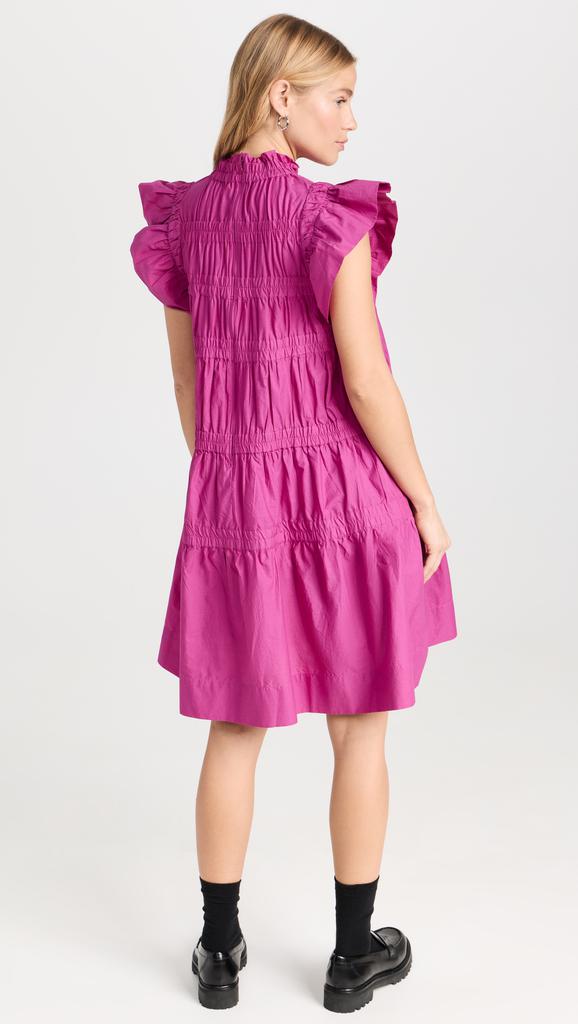 Sea Steph Cotton Flutter Sleeve Tunic Dress