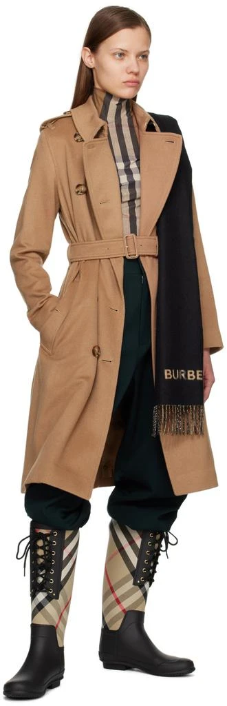 Burberry Black House Check Rain Boots 5