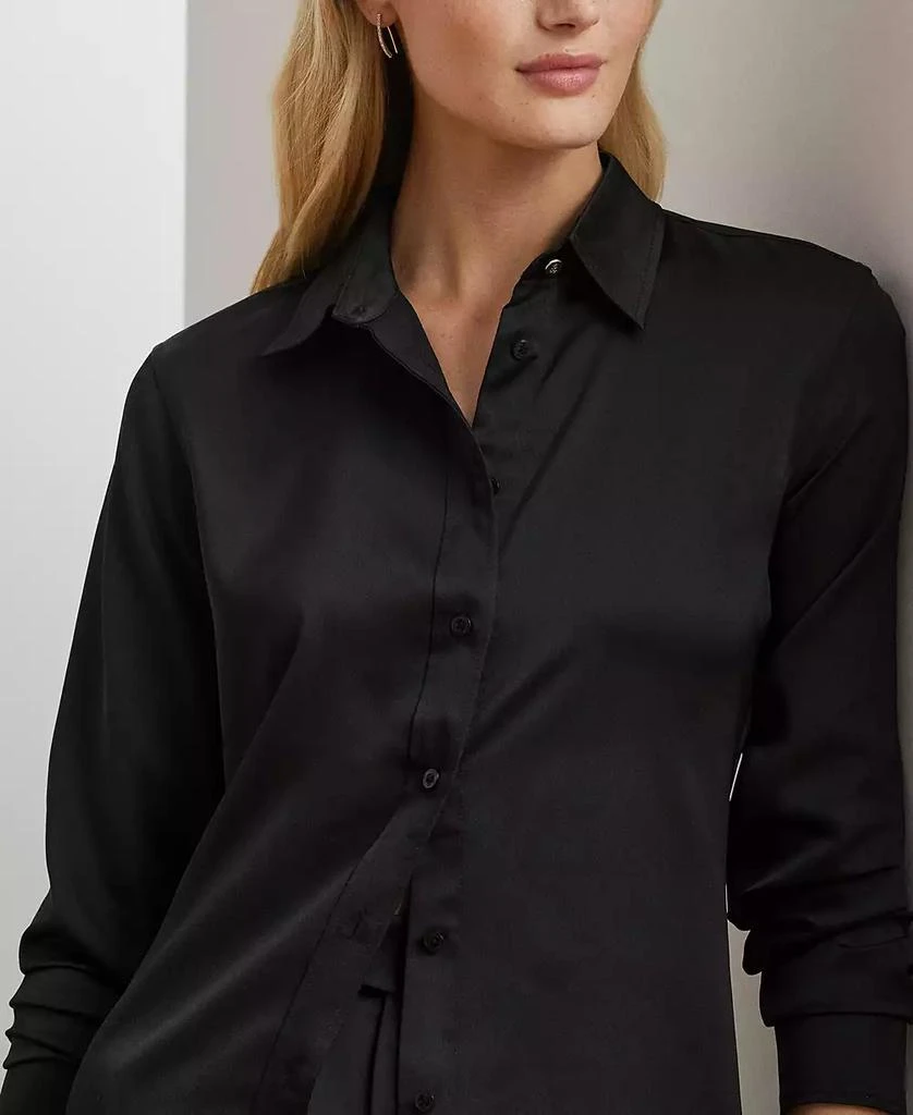 Ralph Lauren Women's Satin Charmeuse Shirt 4