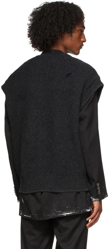 ADER error Black Joyce Knit Vest 3