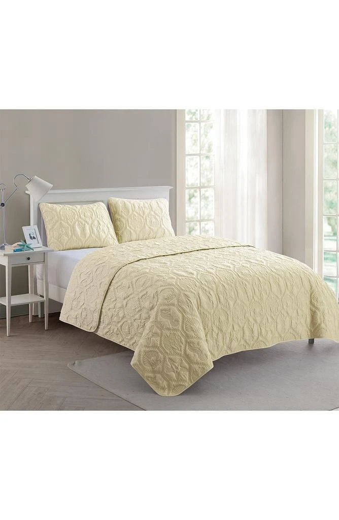 VCNY Home Shore Embossed Quilt Set - Queen 3
