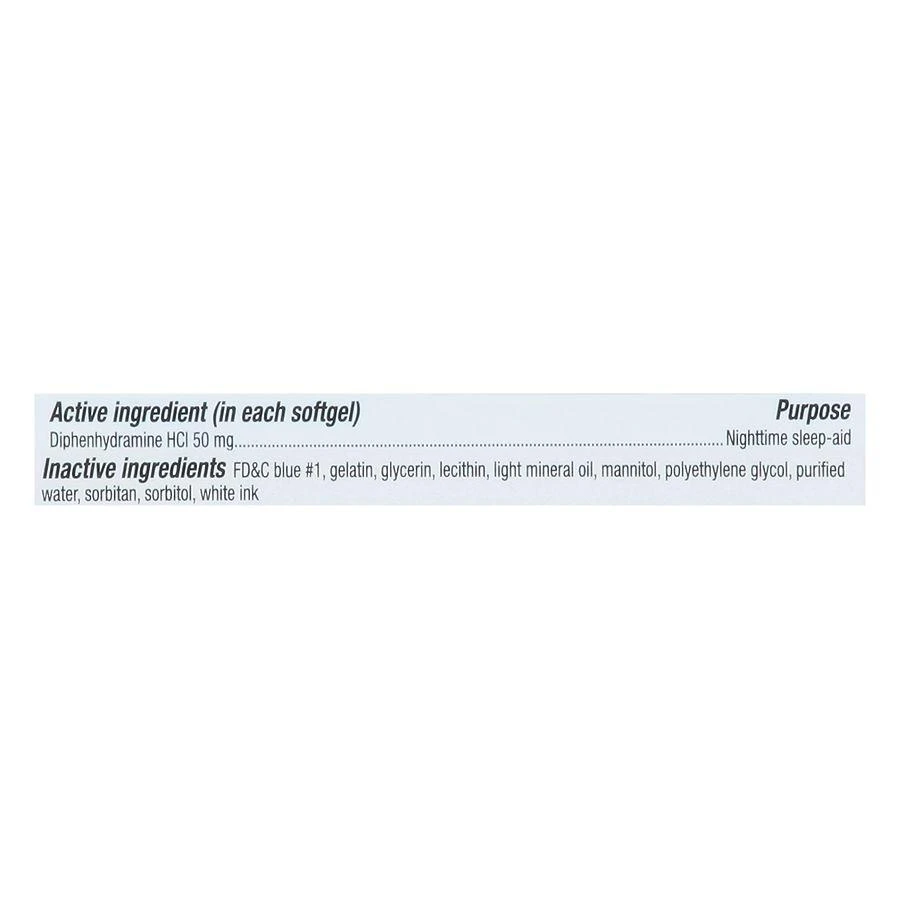 Walgreens Nighttime Sleep Aid Softgels 3