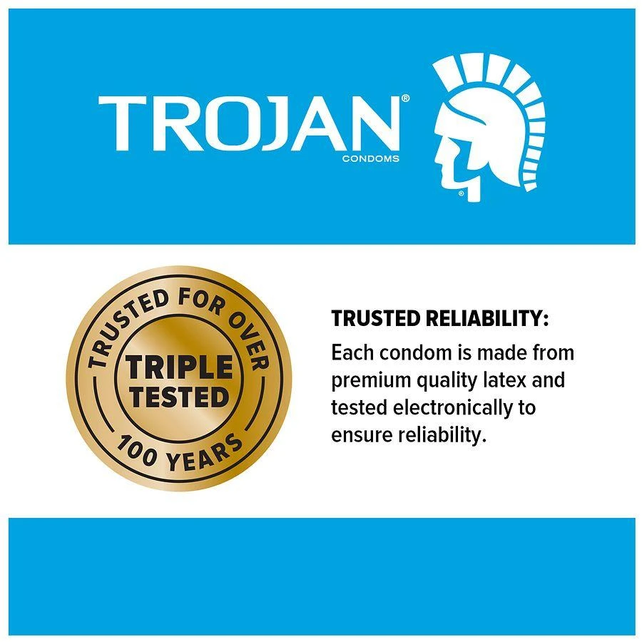 Trojan Her Pleasure Her Pleasure Sensations Lubricated Condoms 4