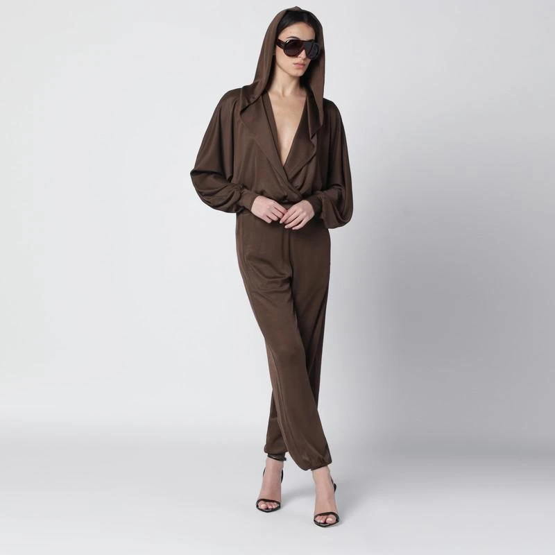 The Andamane Grace knit set in Chocolate 2