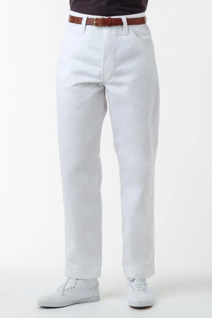 Los Angeles Apparel RTWL01 - Twill Work Pants White 4