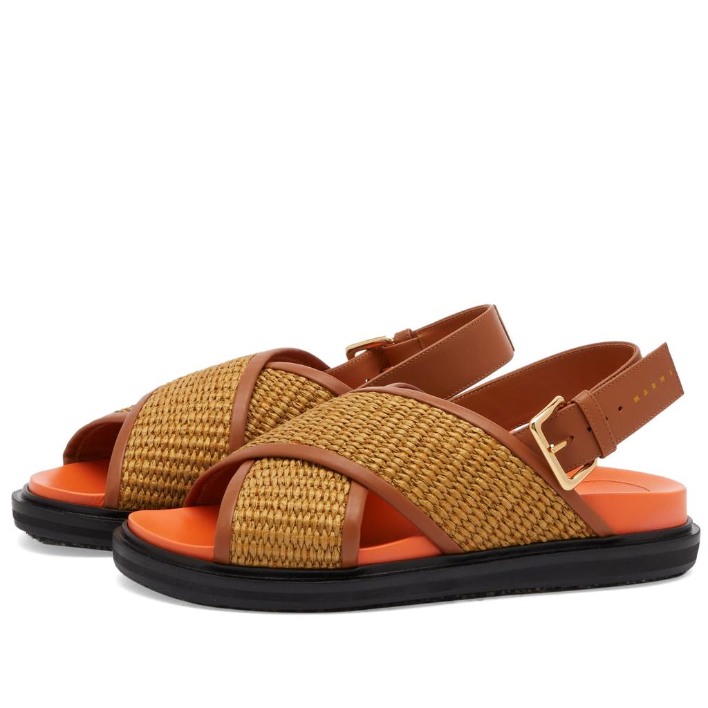 Marni Marni Fussbett Rafia Sandal - Sandals - Free Shipping