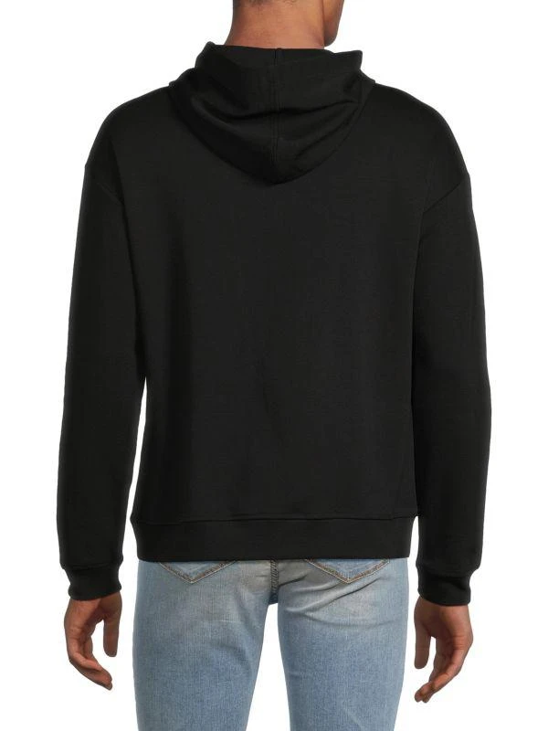 Heads or Tails Rhinestone Skull Pullover Hoodie 2