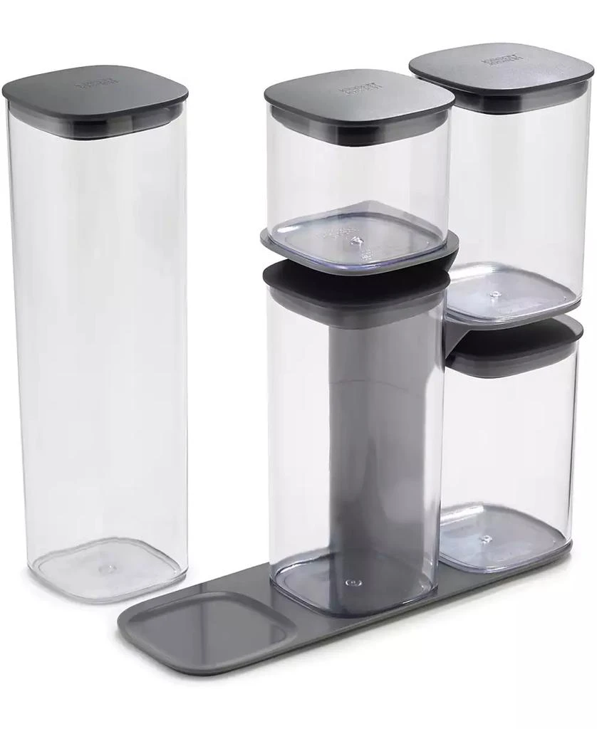 Joseph Joseph Podium 5-Pc. Stackable Storage Set with Stand 1
