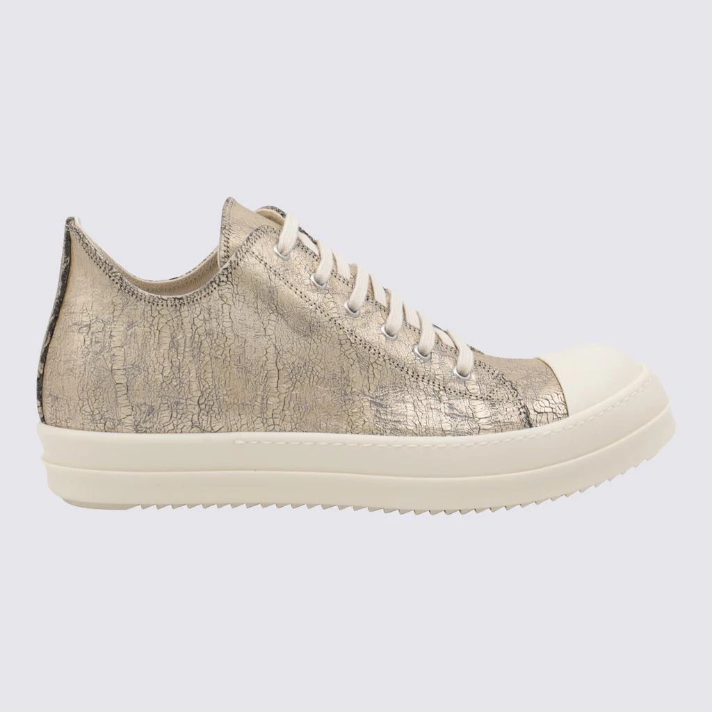 Rick Owens Rick Owens Drkshdw Gold Hollywood Low Sneakers 1