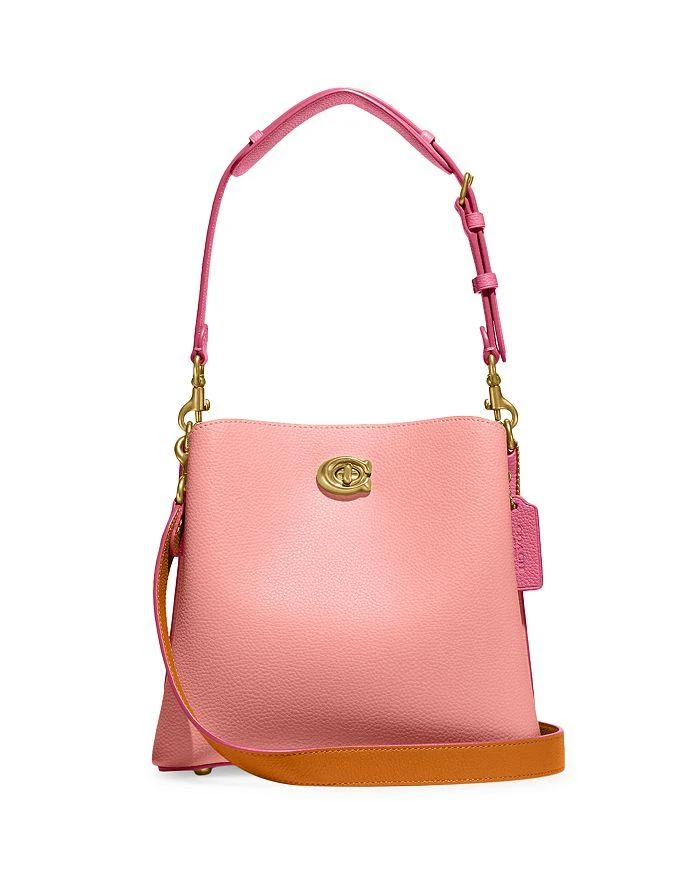 Coach Willow Large Color Block Leather Bucket Bag 1