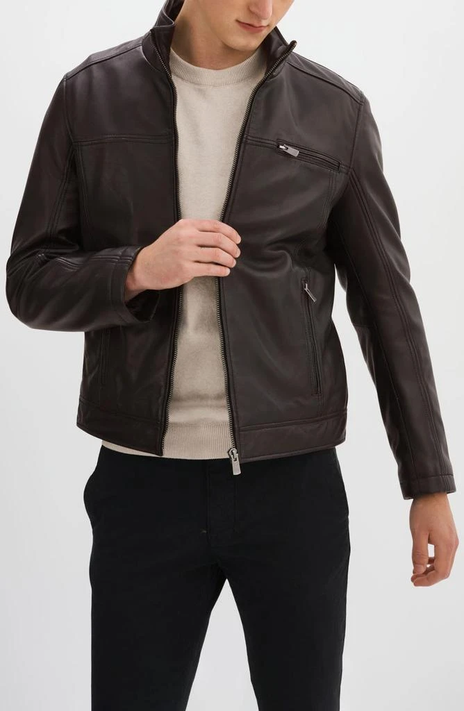 REGENCY Leather Bomber Jacket 5
