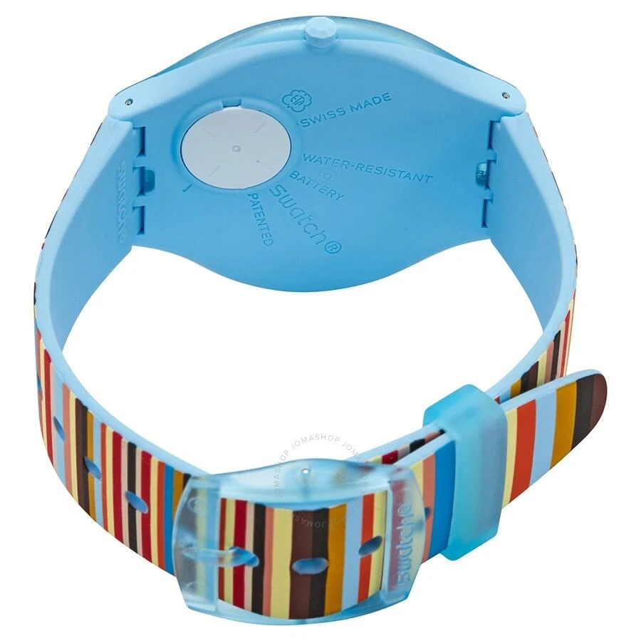Swatch Skinstripes Light Grey Dial Unisex Watch SVUL100 3