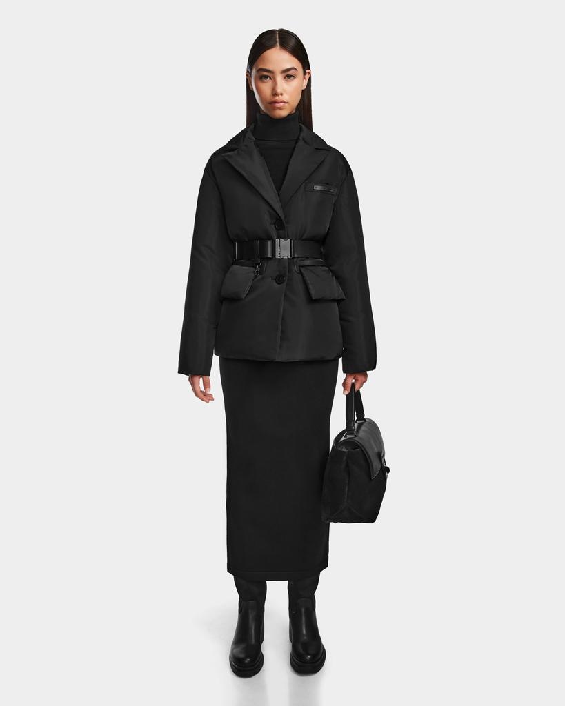 RUDSAK PAOLA WOMEN'S DOWN BELTED BLAZER PUFFER JACKET