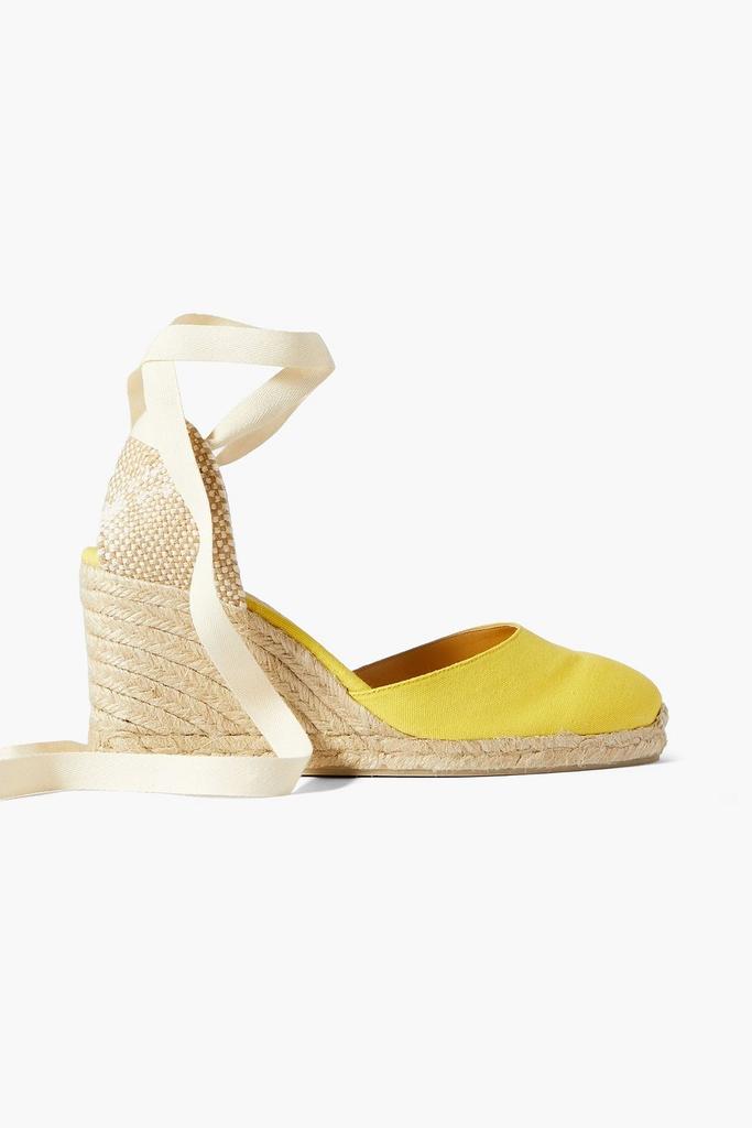 CASTANER Carina 80 canvas wedge espadrilles Yellow EU 39 Women s Shoes BeyondStyle