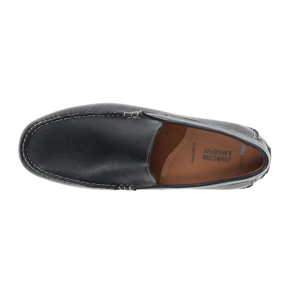 Johnston & Murphy Cort Ven Slip On Moc Toe Dress Shoes 4