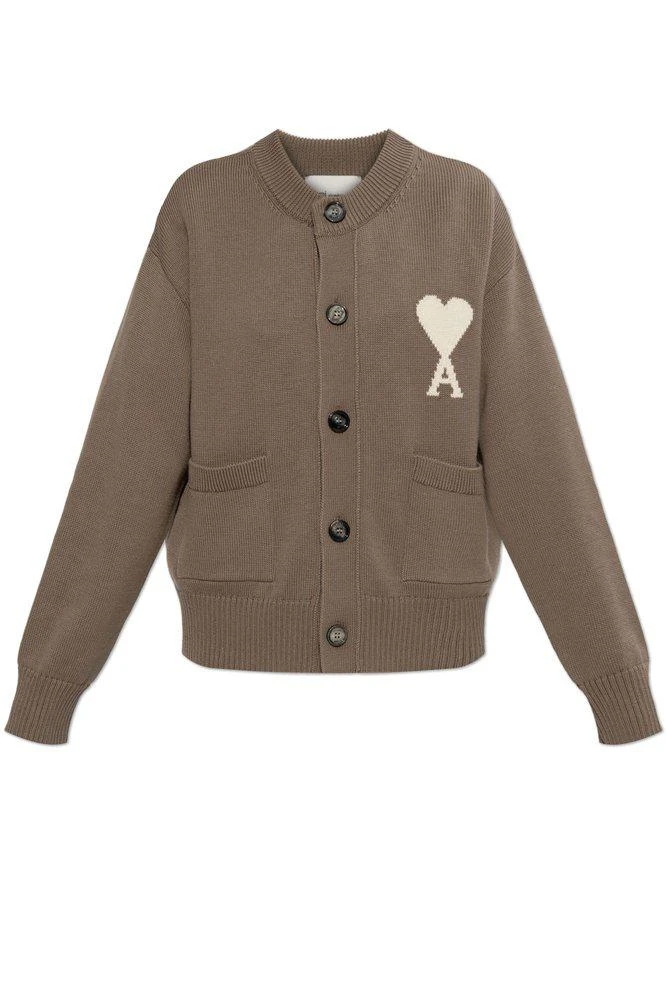 AMI AMI Long Sleeve Buttoned Cardigan