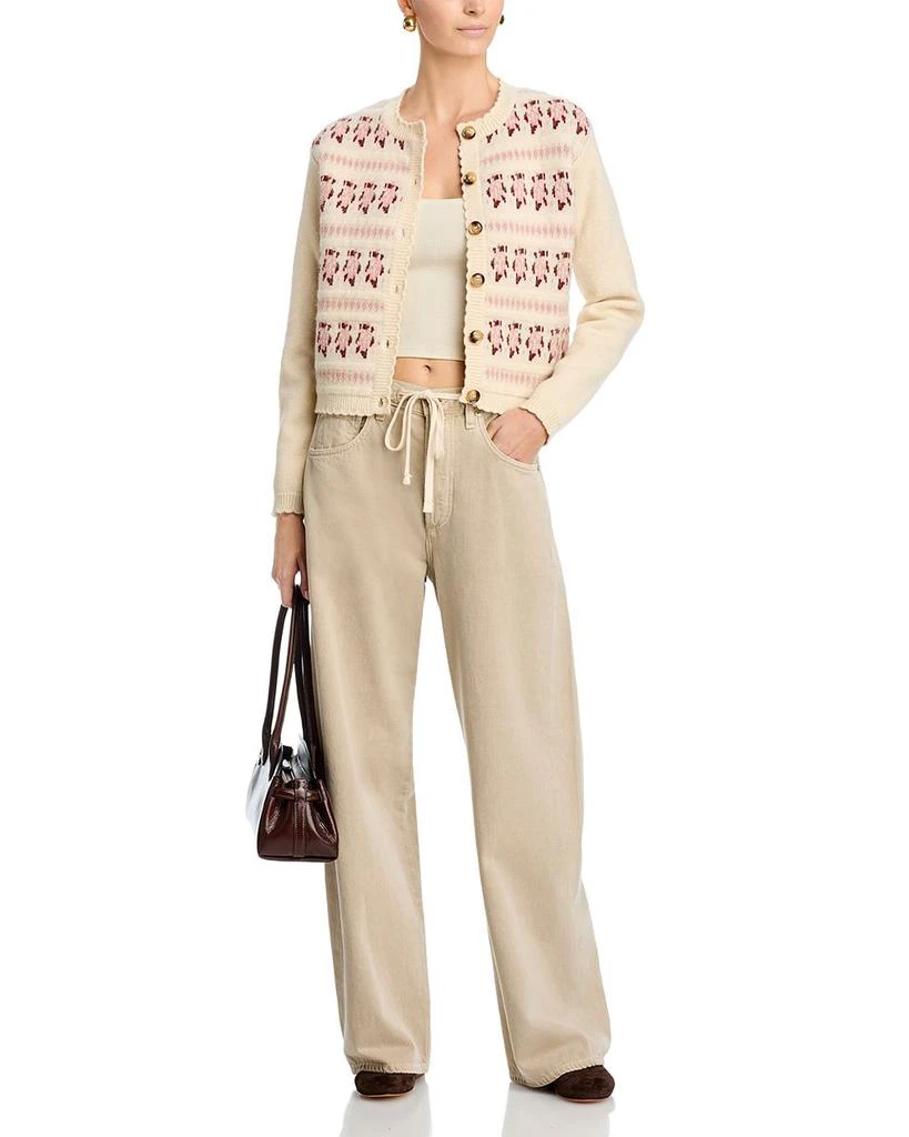 AQUA Fair Isle Cardigan - Exclusive 2