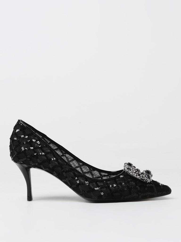 Roger Vivier Fringed 65MM Denim Slingback Pumps - High Heels
