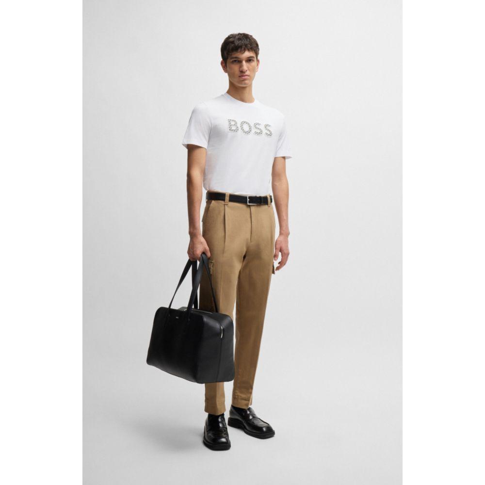 Hugo Boss Cotton-jersey T-shirt with logo detail