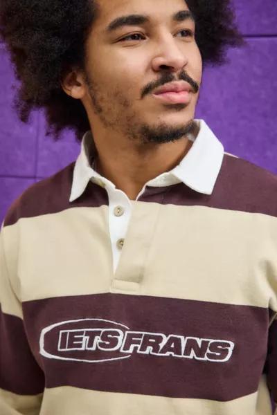 iets frans iets frans... Brown Stripe Rugby Shirt