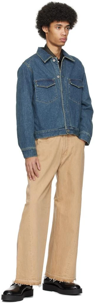 JieDa Beige 3D Jeans 4