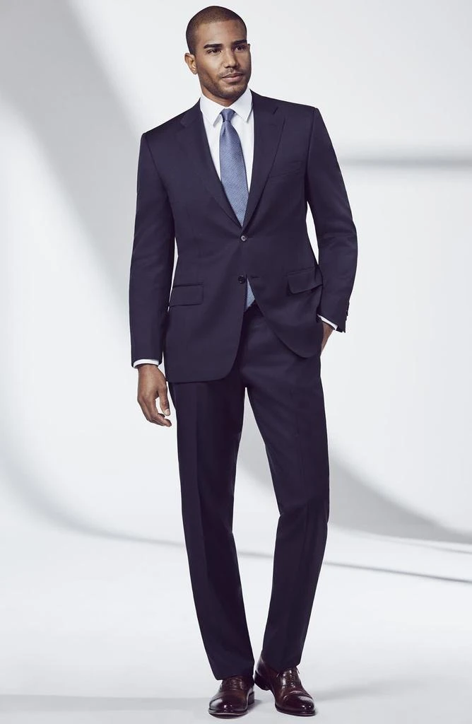 Canali Classic Fit Wool Suit 8
