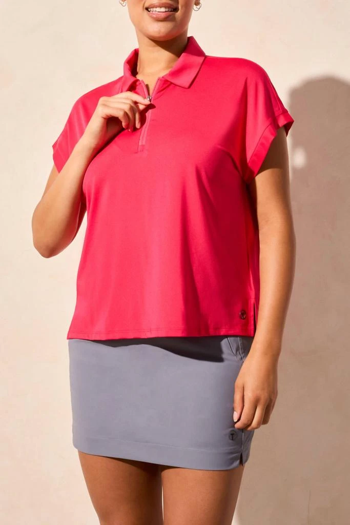 Tribal Tribal - Dolman Polo Top 2