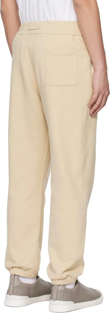 ZEGNA Beige Bonded Sweatpants 3