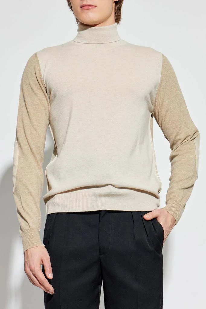 MAISON MARGIELA Maison Margiela Two-Toned Turtleneck Knitted Jumper 2