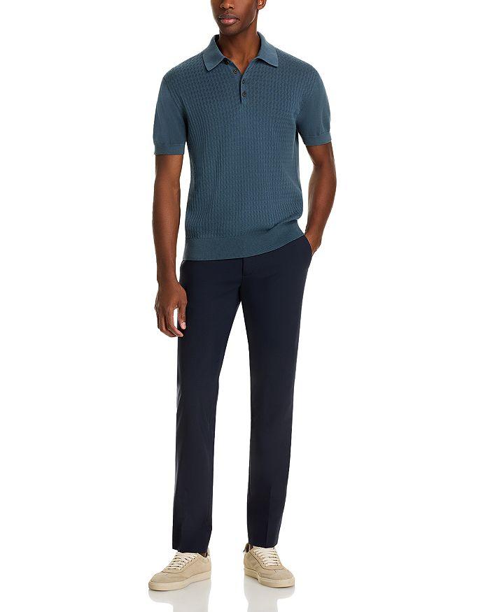 The Men's Store at Bloomingdale's Regular Fit Pointelle Polo Sweater - Exclusive