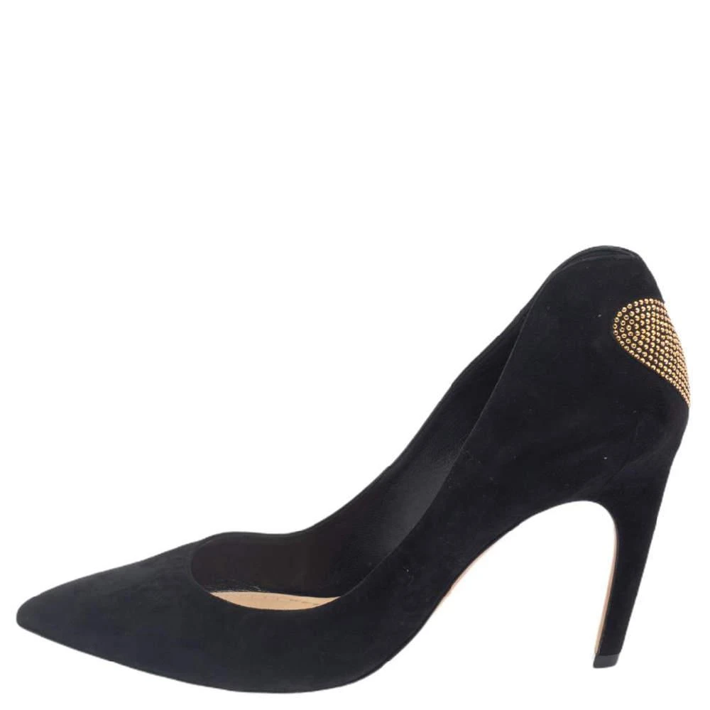 Dior Dior Black Suede Heart Studded Amour Pumps Size 39 3