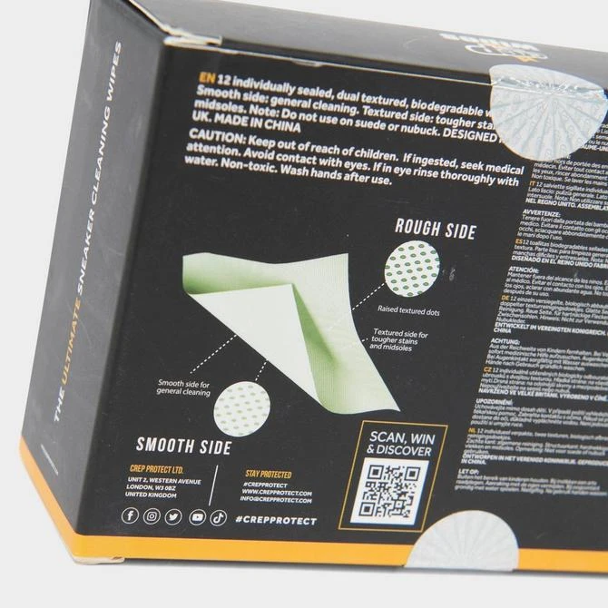 Crep Crep Protect 12-Pack Biodegradable Shoe Cleaning Wipes 6