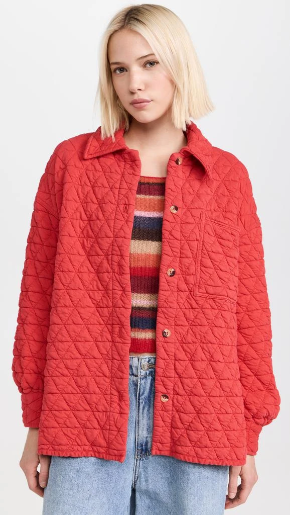 Sundry Quilted Shacket 1