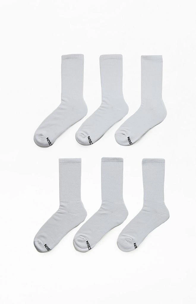 PacSun 6 Pack Basic Crew Socks 2