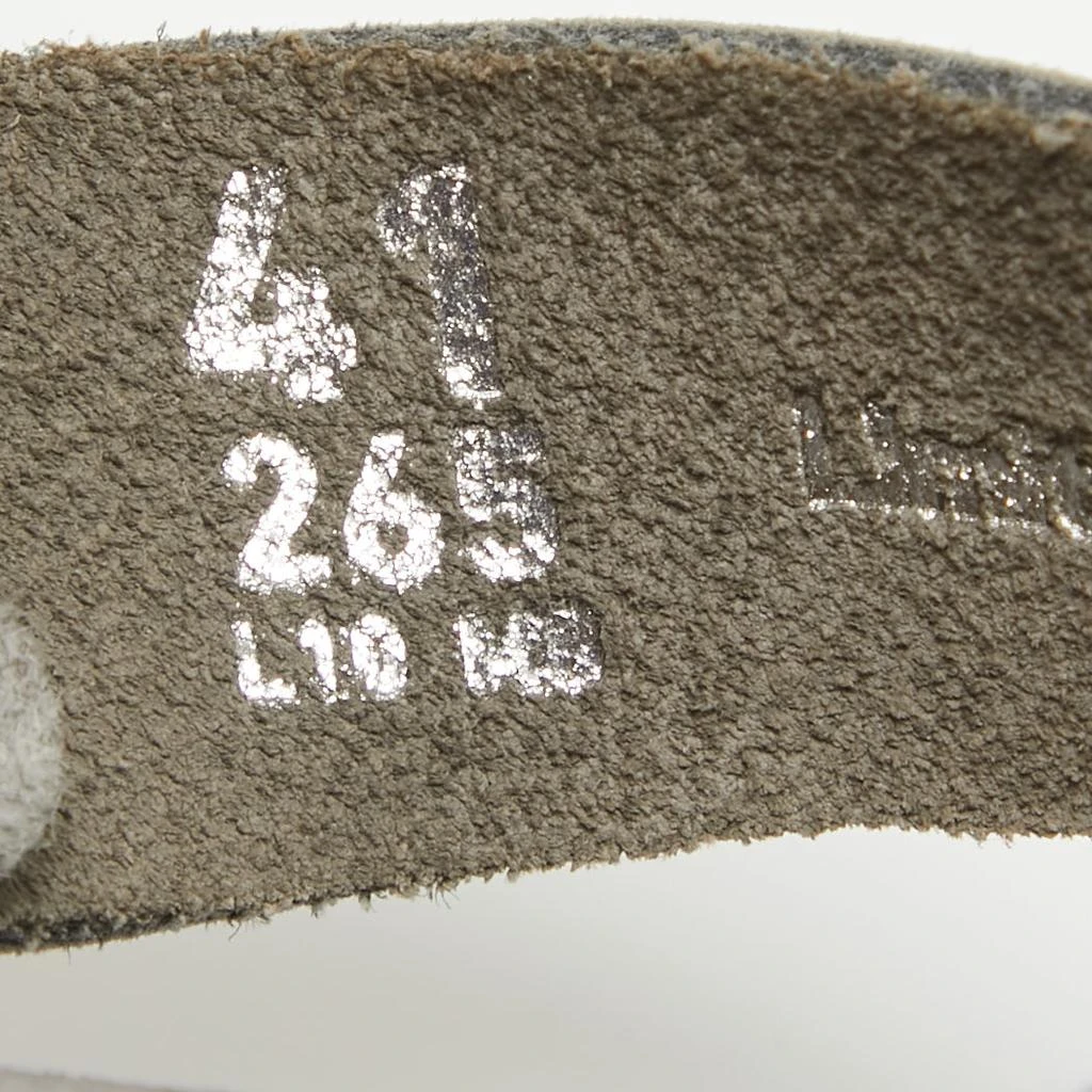 Dior Dior X Birkenstock Grey Wool Slingback Sandals Size 41  8