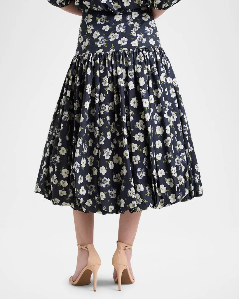 Cinq a Sept Ellah Tossed Poppies Bubble Skirt 3