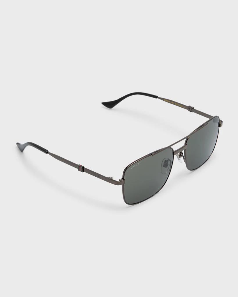 Gucci Men's Metal Rectangle Sunglasses 1